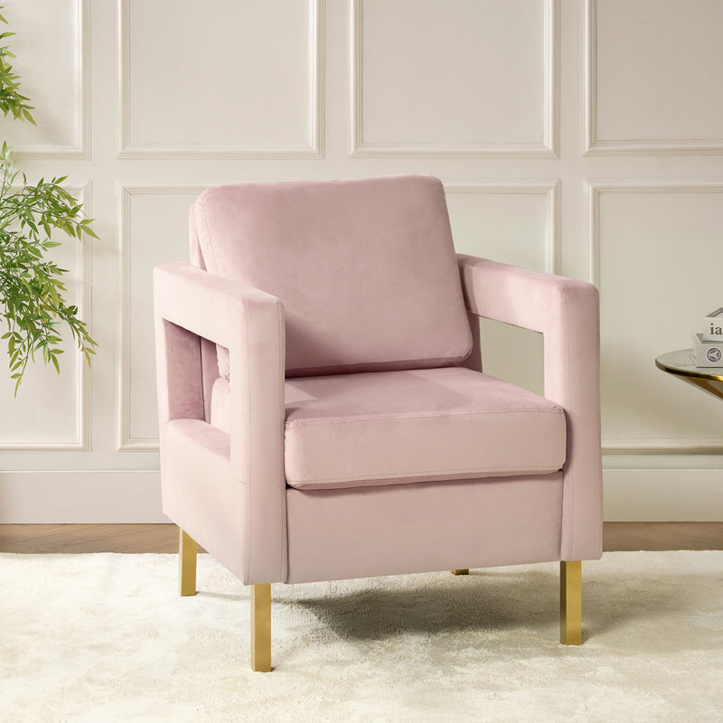 Fauteuil Clayne, Rosé