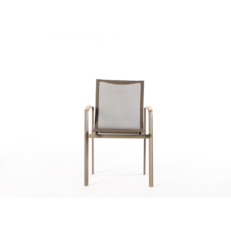 Fauteuil en métal gris