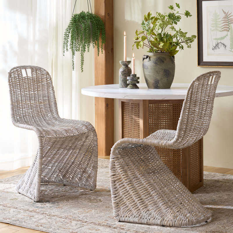 Chaise d'extérieur Celeste, Blanchies