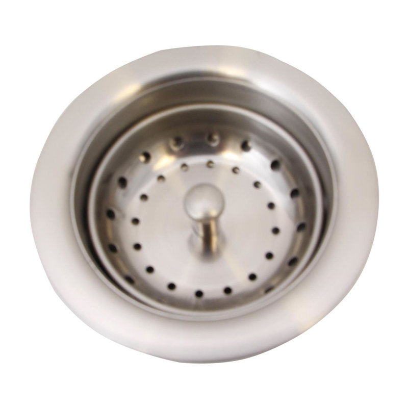 Drain pour évier de cuisine Bracket Strainer, Nickel brossé
