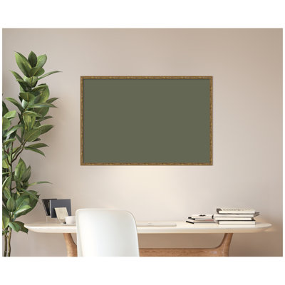 Framed Fabric Pinboard  Printed Linen Bulletin Board
