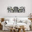 Œil de tigre blanc sur toile-244699966