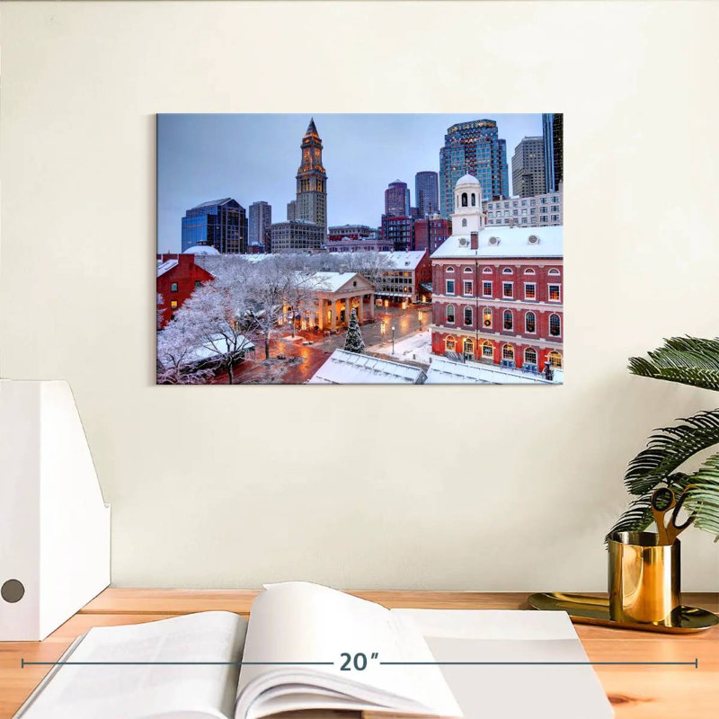 Boston Wintertime, H 8 po x l 12 po