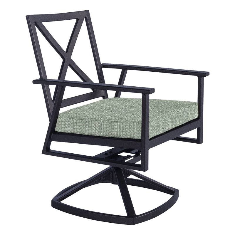Marin Outdoor Rocker Chair, Graphite, Adena Shale
