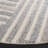 Nedin Hand Tufted Pet Yarn/Wool/Cotton Striped Rug in Blue/Ivory-1636969700