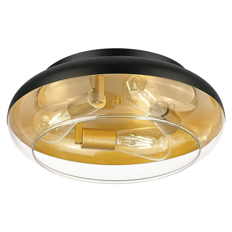 Maquan Flush Mount, Black