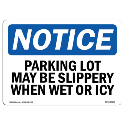 Notice Parking Lot