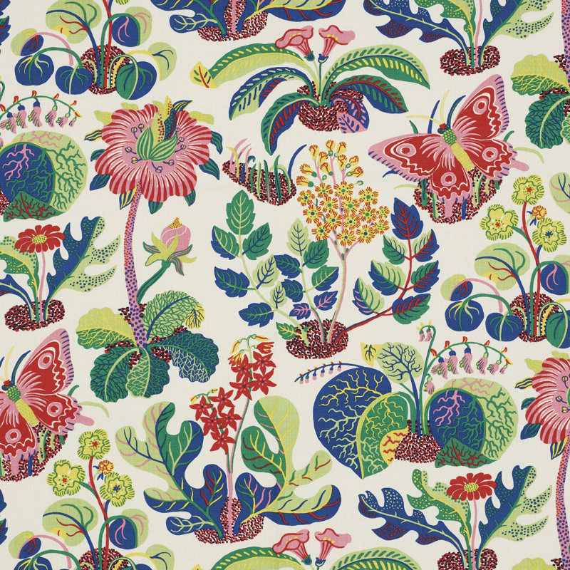 Tissu papillon exotique, Printemps