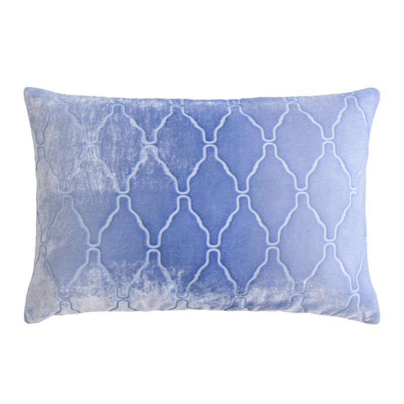 Coussin en velours Arches, En jean, Rectangle 14"H x 20"W
