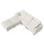 Canapé modulaire en U avec rembourrage mobile 5 pièces 103 po en forme de U avec repose-pieds, collection de canapés en velours côtelé-99482469