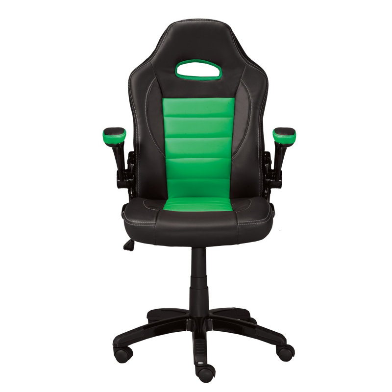 Fauteuil de jeu Aria, Noir / Vert