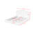 Upholstered Queen Bed Frame with Shell-Shaped Headboard-684329887