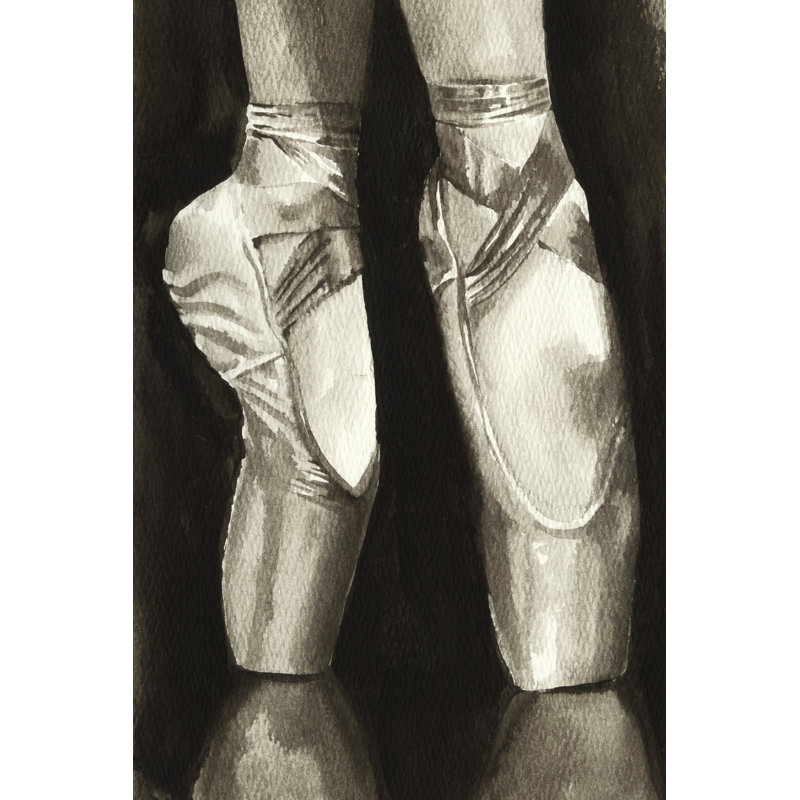 Ballet Shoes II by Grace Popp - Wrapped Canvas Print, 46cm H x 30cm W