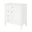Meuble-lavabo de 30 po avec lavabo en céramique, armoire moderne à 2 tiroirs et rangement spacieux, options de rangement pratiques attrayantes, style élégant-903869810