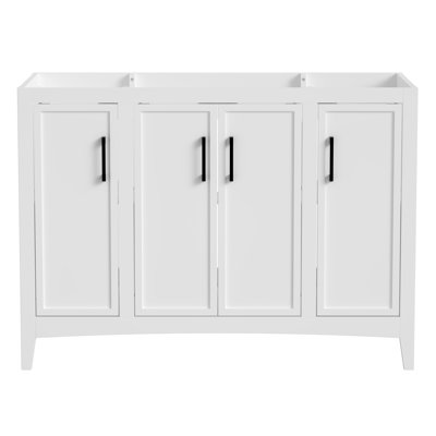 Modern 48"Bathroom Vanity,Fold Single Vanity,No Sink