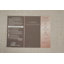 Tapis crème moderne Minimalist Grid 5 x 7