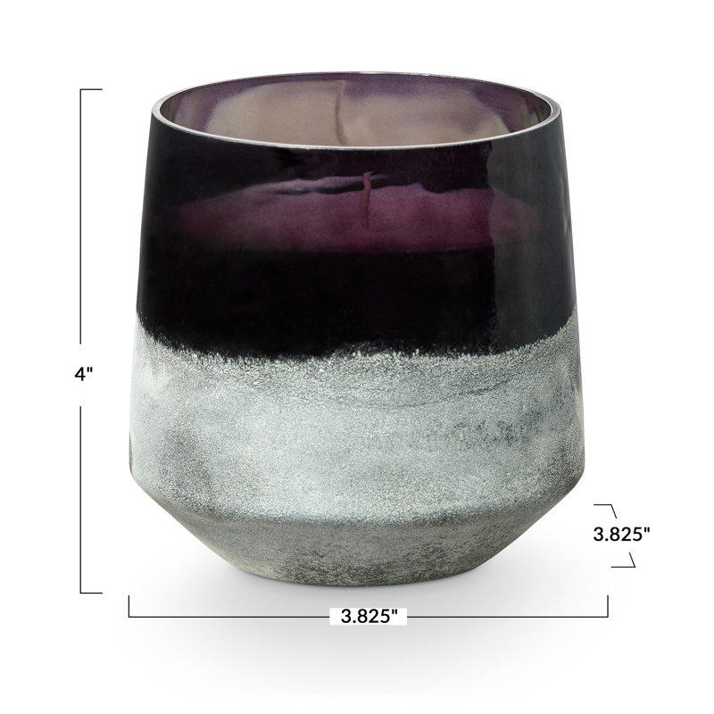 ILLUME Beautifully Done Essentials Blackberry Absinthe Statement Glass Scented Candle, Baltic Glass