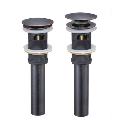 2.6'' W Pop-Up Bathroom Sink Drain