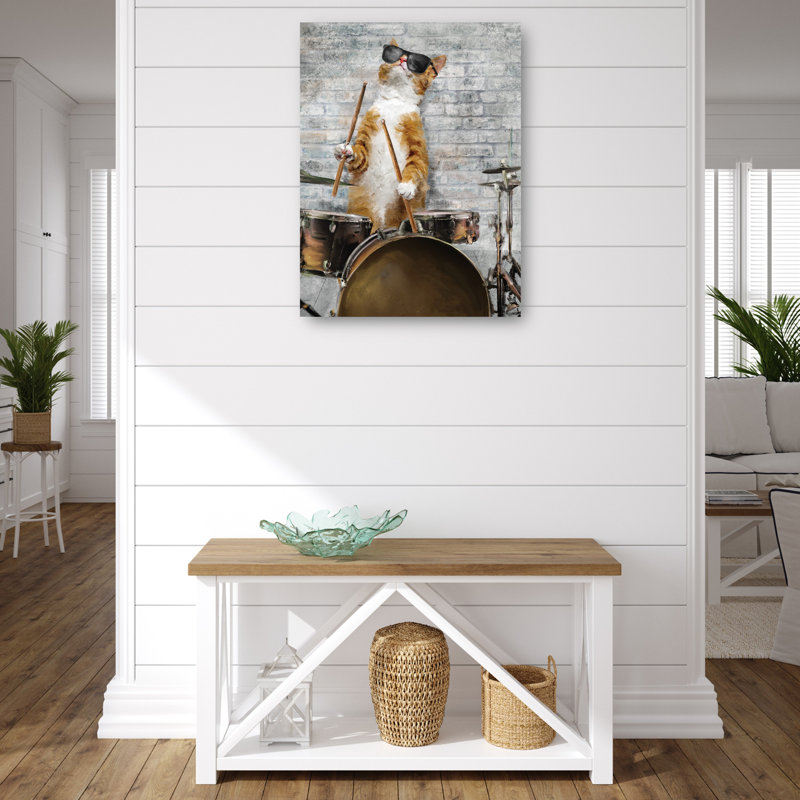 Jazz Cats II 11x14 Canvas Art Print