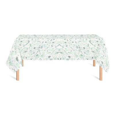 Ink Splatter Green 3 Tablecloth