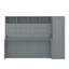 Lit escamotable double avec tiroirs et garde-robe-114350008