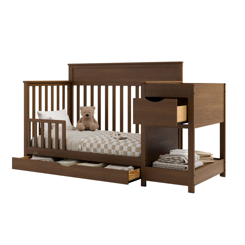 Barrière de lit pour tout-petit Graco, Noisette