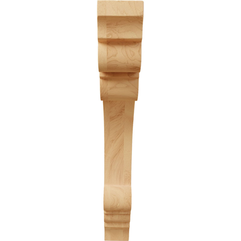 Corbeau Ellis Wood, Chêne rouge, H 10,5 po x l 1,5 po x P 8,5 po