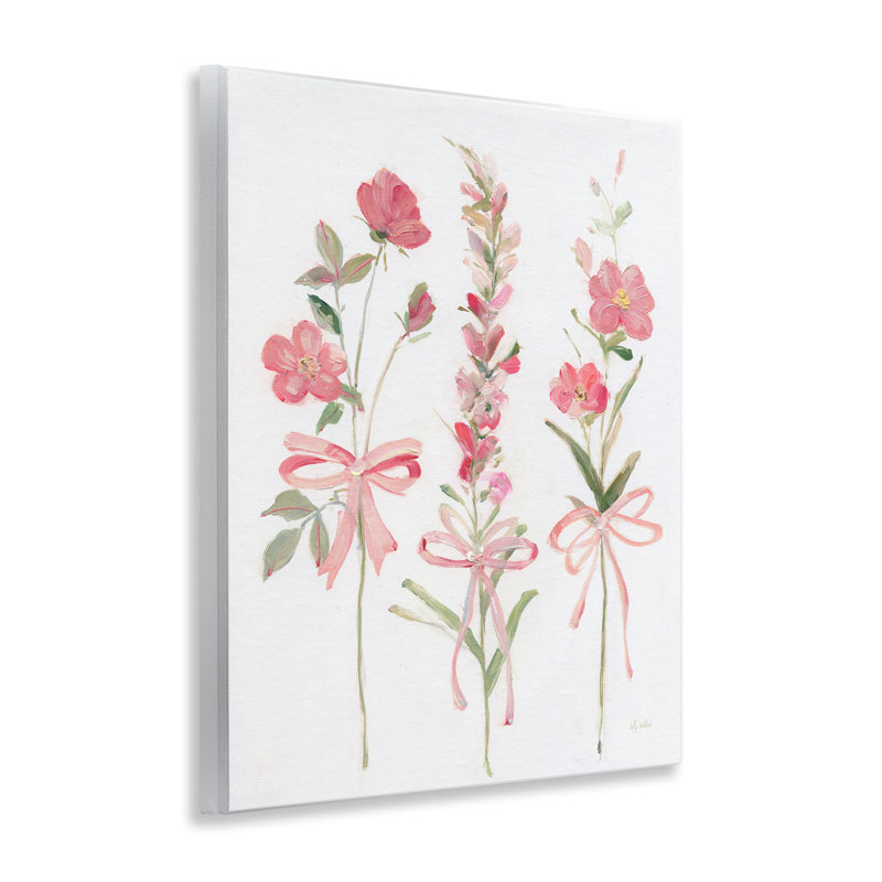 Plaque murale rose pastel à motif floral rose, design par Sally Swatland