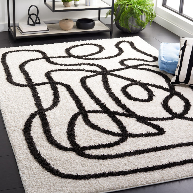 Darshini Geometric Area Rug, Rectangle 122 x 183 cm