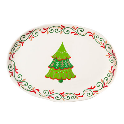 Assiette décorative en céramique