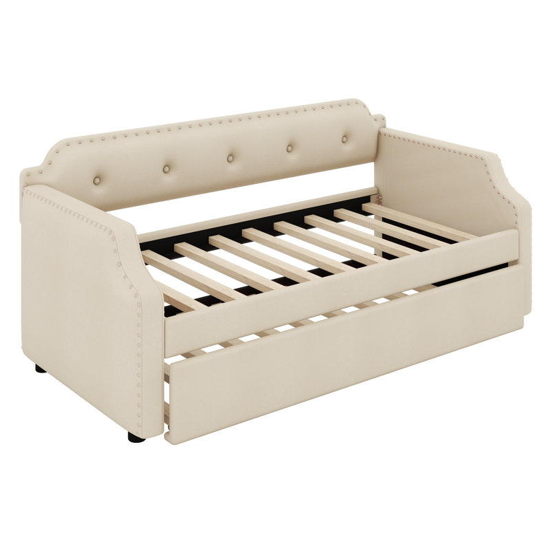 Cicel Upholstered Daybed, Beige