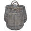 Vidaxl Planter Basket With Storage 2 Pcs Lacak Rattan Decorative Containers-809520184