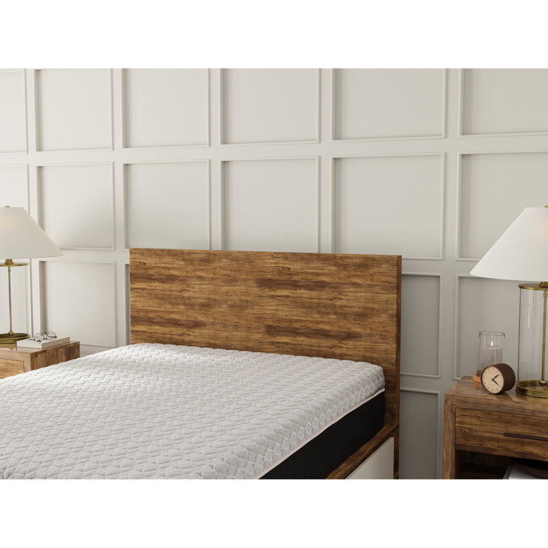 Matelas en cuivre 12 po pour lit simple TG - mousse douce pour plus de confort. 3 po cuivre - couche de confort. 1 po 6 po. Bobines en acier de calibre 13 avec support de bord. Base de 2 po de hauteur. . Gris noir Une bonne nuit. Périmètre