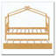 Lit en bois avec lit gigogne simple-370702193