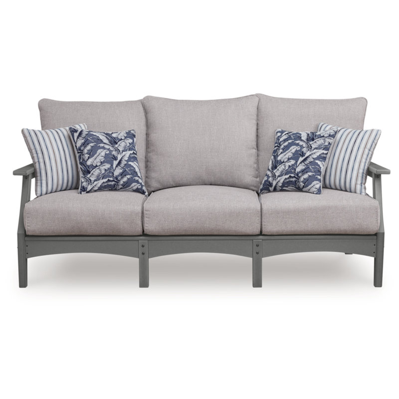 Canapé d'extérieur avec coussin Anieya