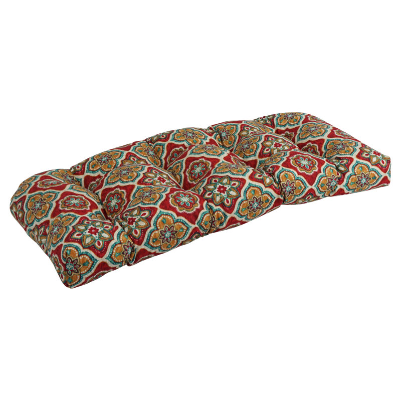 Coussin de canapé / banc capitonné à motif en U