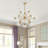 Arisai Andreau 12-Light Dimmable Sputnik Sphere Chandelier-80314077-80314067