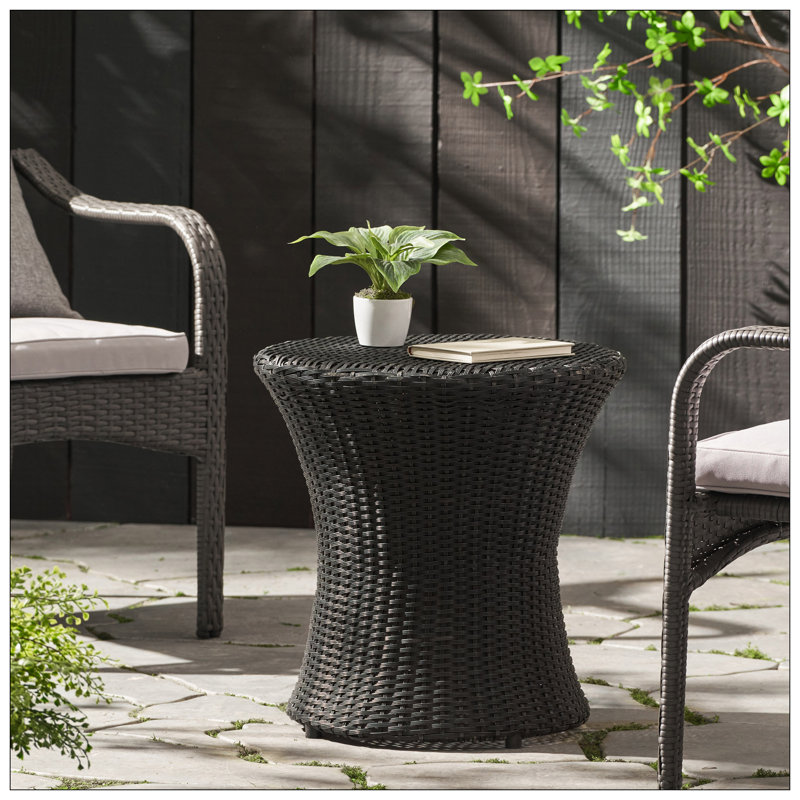 TABLE KONO HOURGLASS (SANS TABLE EN VERRE), Noir