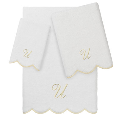  Ensemble de serviettes personnalisées 100% coton ADORNIA