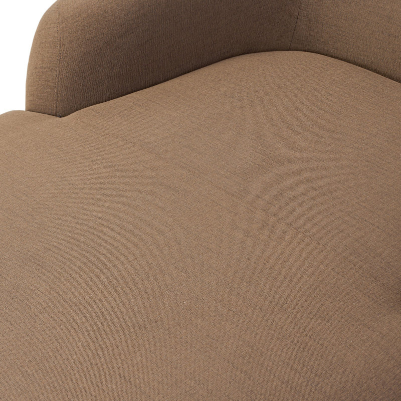 Channing Chaise Lounge, Crypton Nomad Mushroom 92% Polyester/8% Flax