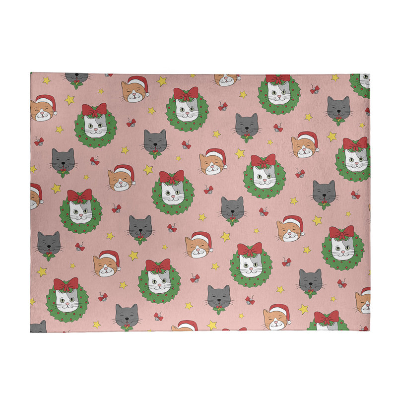 Tapis rouge/vert/gris zone fait main, Rectangle 9 pi x 12 pi