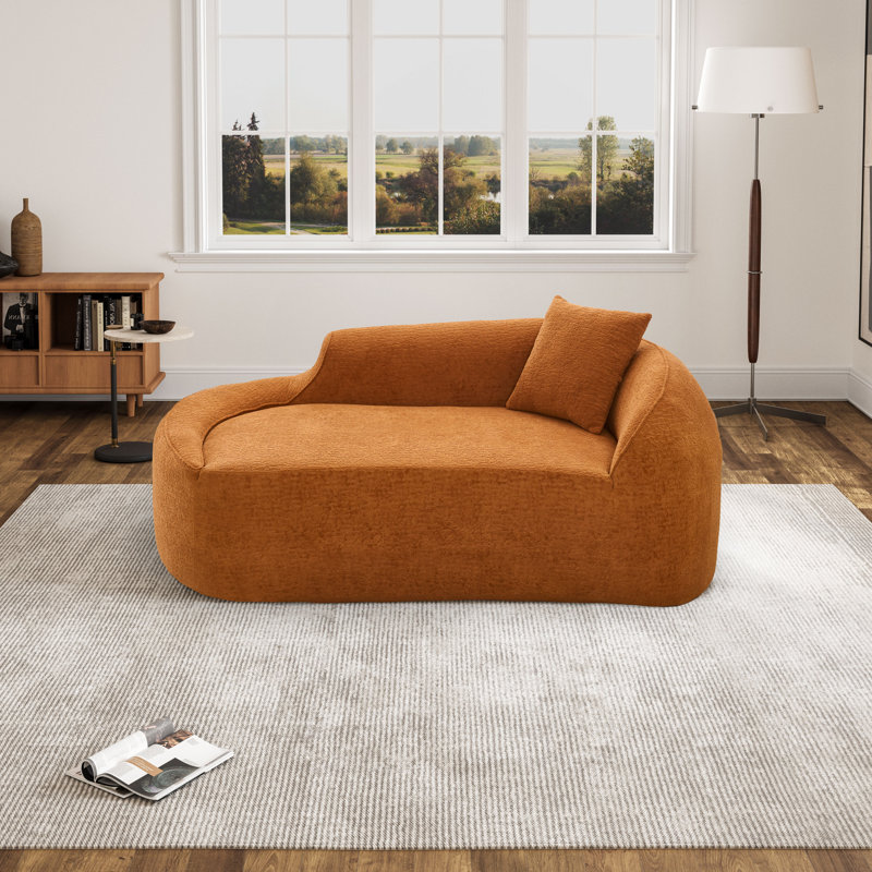 Canapé Curved, Orange