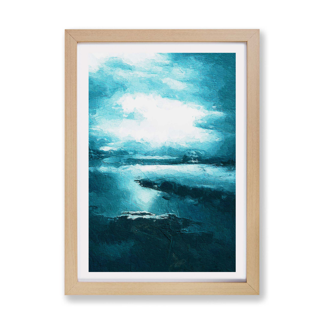 Aerial View Of The Isle Of Skye in Scotland by - Framed Print