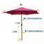 Parasol de patio moderne de 9 pi-1540343304