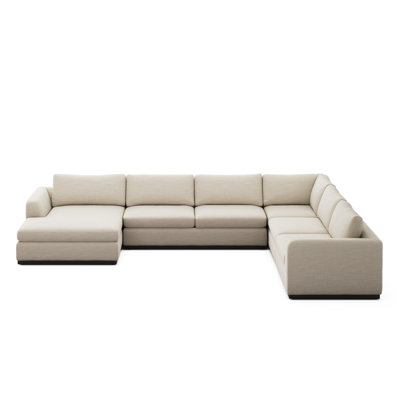 Colt 4pc Laf Sectional-savoy Parchment-aged Sienna