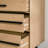 Amiliya Modern Solid Wood Detailed 6-Drawer Dresser-624991410