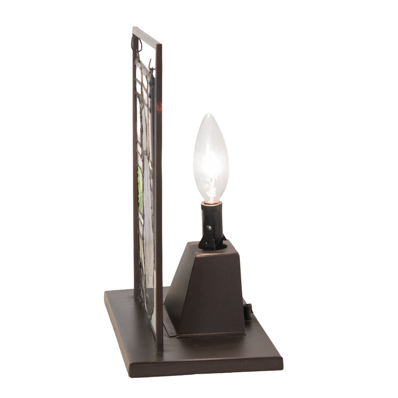 Cat in Window Lighted Mini Tabletop Window Panel