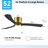 52" Modern Farmhouse Dimmable Ceiling Fan with LED Lights and Remote Control-1938761165