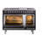 ILVE Nostalgie II Series 48 inch Dual Fuel Range with 8 Sealed Burners, Griddle (Glass Door)-98196442-98196439