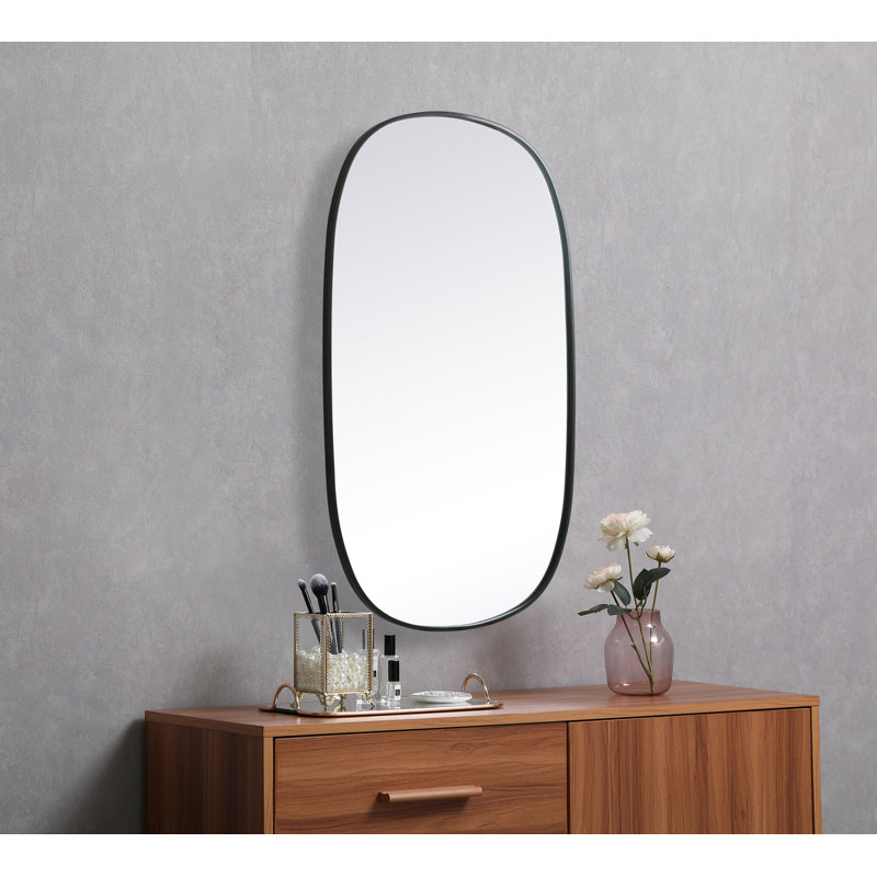 Miroir Bertin, Noir, noir, noir, noir, 48 po x 30 po 